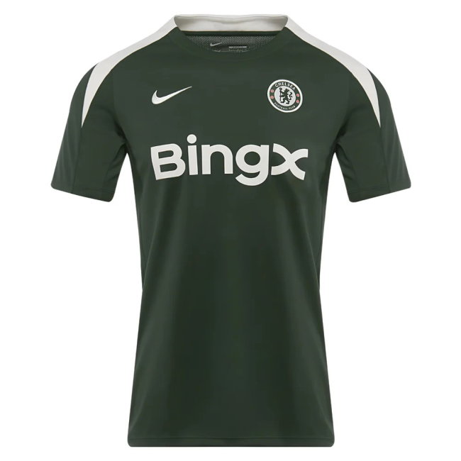 2025-2026 Chelsea Dri-Fit Strike Training Shirt (Green) (Caicedo 25)-SoccerKits Hub | Buy Soccer Jerseys Online
